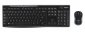 Logitech Wireless Combo MK270 klawiatura Dołączona myszka Uniwersalne USB AZERTY Francuski Czarny 