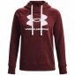 Bluza damska Under Armour Rival Fleece Logo Hoodie bordowa 1356318 690 