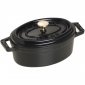 Mini garnek żeliwny owalny Staub - 250 ml, Czarny 
