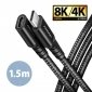 Axagon BUCM32-CF15AB kabel USB USB 3.2 Gen 2x2 1,5 m USB C Czarny 