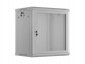 Szafa instalacyjna RACK wisząca 19 12U 600X450 szara drzwi perforowane Lanberg (flat pack) 