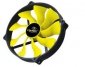 Akasa 14cm Viper R Fan Obudowa komputera Wentylator Czarny, Żółty 