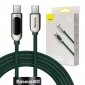 Kabel USB-C do USB-C Baseus Display, 100W, 2m (zielony) 