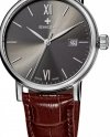 Zegarek damski Swiza Alza Gent, Sst, anthracite, brown WAT.0141.1005