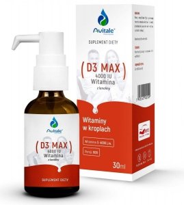 Medicaline krople Avitale D3 MAX 4000 Olive 30 ml