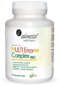 Multi Enzyme Complex Pro 90 kapsułek vege Aliness 