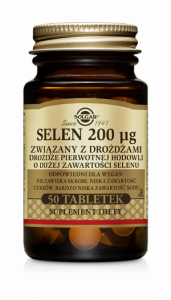 Solgar Selen 200 µg związany z drożdżami