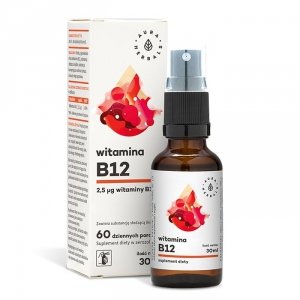 Aura Herbals Witamina B12 aerozol 30 ml  (Termin ważności  27/08/2022)