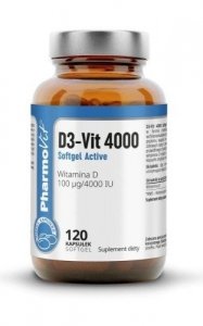 Pharmovit D3-Vit 4000 Softgel Active 120 kaps.