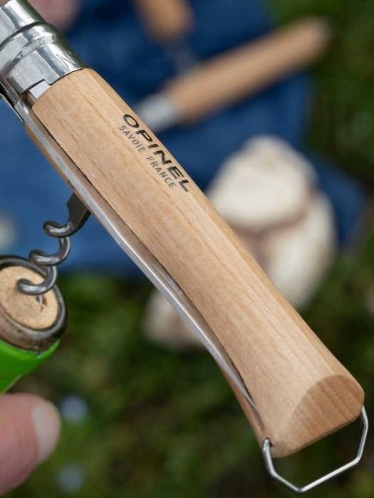 Nóż Składany Opinel No 10 (z korkociągiem i otwieraczem) + Etui - 002620
