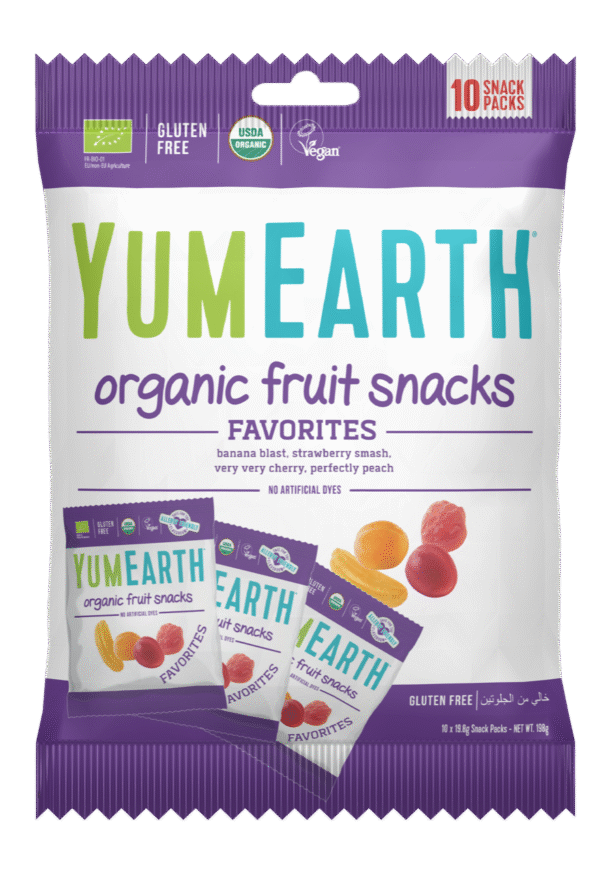 YumEarth, Żelki bez żelatynyEKO10x19,8g Fruit Snacks