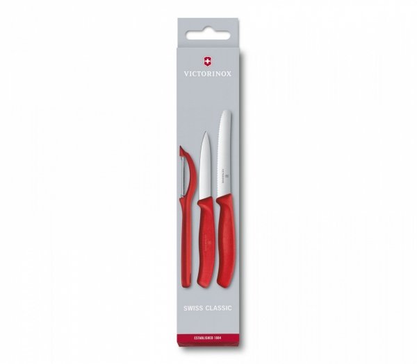 Zestaw noży do warzyw i owoców Swiss Classic z obieraczką Victorinox 6.7111.31