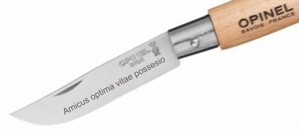 Opinel Nóż Colorama 06 Cloud rzemień 002202