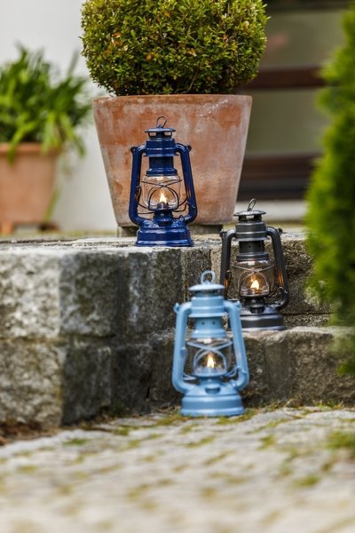 Lampa naftowa Feuerhand Hurricane Baby Special 276 Anthracite Grey