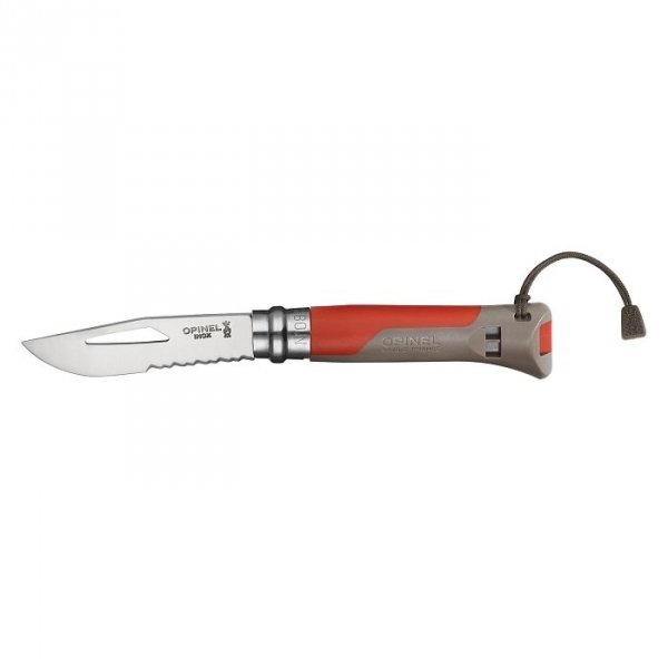 Nóż Składany Opinel No 08 Inox Outdoor Red 