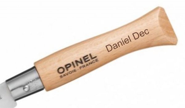 Nóż Składany Opinel No 08 Inox Animalia Deer 002332