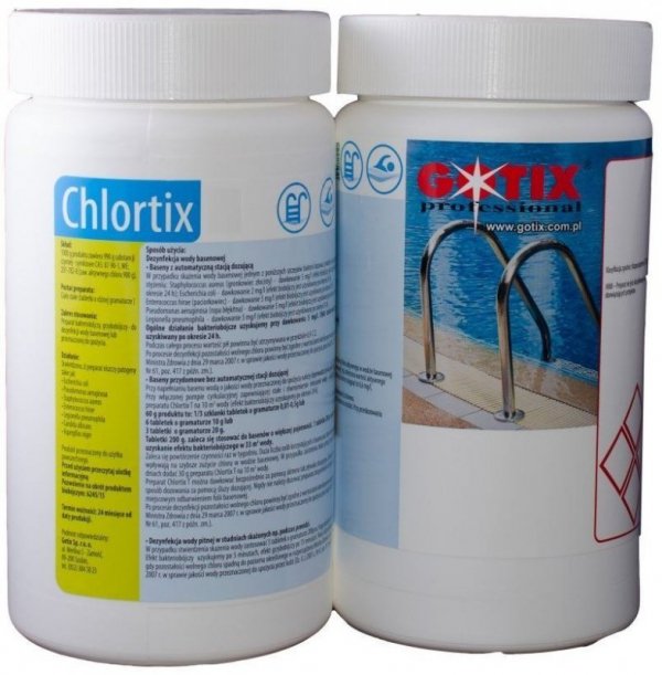 Chlor Tabletki 20g do Basenu Chlortix Multii 1kg