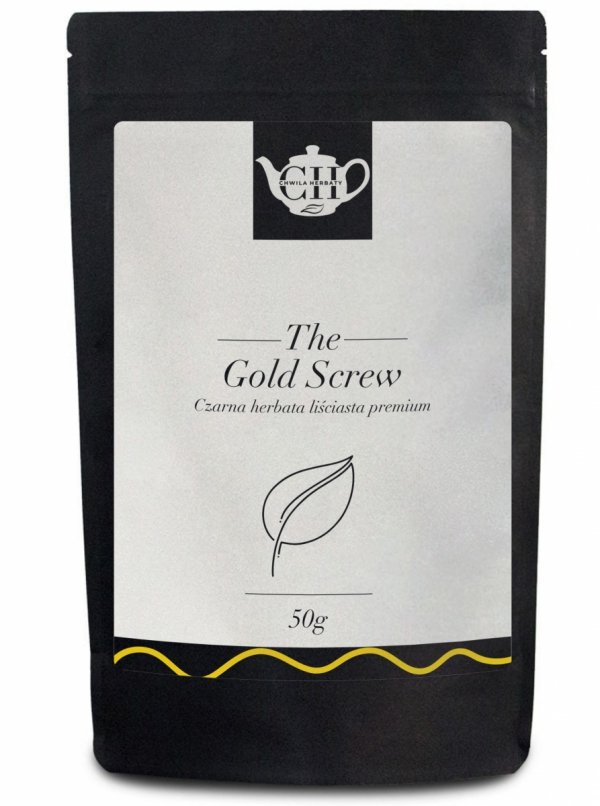 Klasyczna Czarna Herbata Premium 50g - Herbata Liściasta &quot;Gold Screw&quot;
