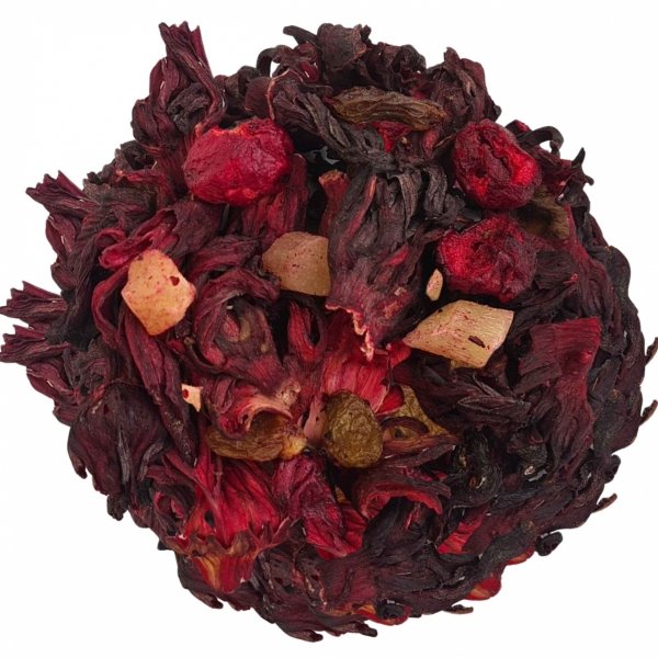 Owocowa herbata Hibiskus z wiśnią i ananasem 50g - Owocowy Raj