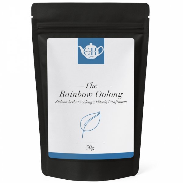 Zielona herbata Oolong z klitorią i szafranem 50g - Tęczowy Oolong