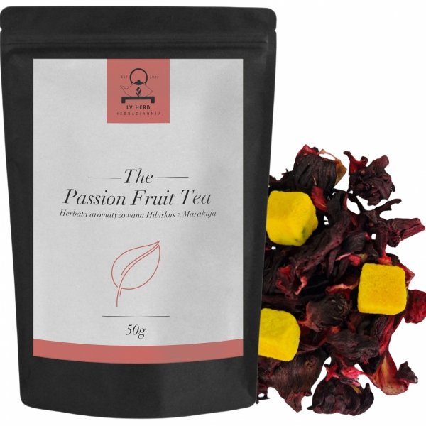Herbata Aromatyzowana - Hibiskus z Marakują &quot;Passion Fruit Tea&quot;