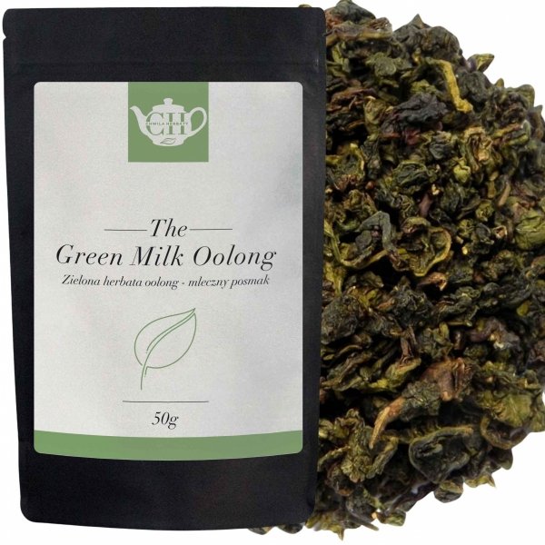 Zielona herbata oolong z mlecznym aromatem 50g - Mleczny Oolong