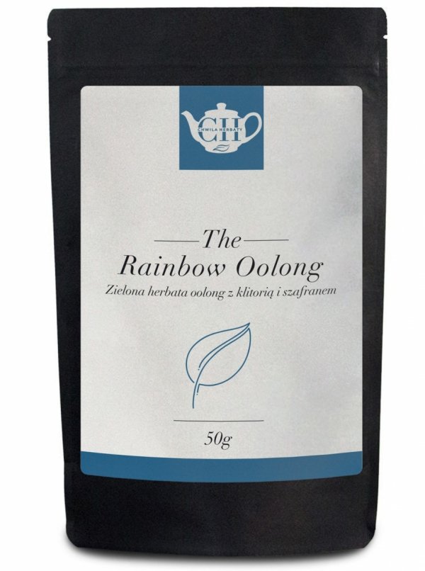 Zielona herbata Oolong z klitorią i szafranem 50g - Tęczowy Oolong