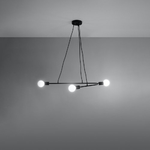 Lampa wisząca ASTRAL 3 czarna