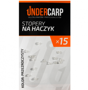 Stopery na haczyk UnderCarp – przezroczyste. UC189