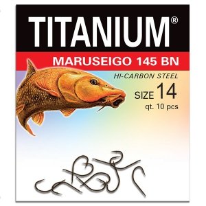 Haczyk Titanium MARUSEIGO 145BN (10 szt.), rozm. 14