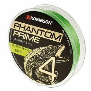 Plecionka Phantom Prime X4 0,06mm, 150m, jasnozielona