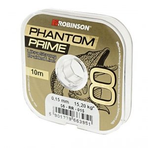 Plecionka Phantom Prime X8 0,15mm, 10m, ciemnozielona