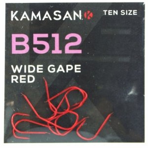Haczyki Kamasan Spade Red B512 nr 10