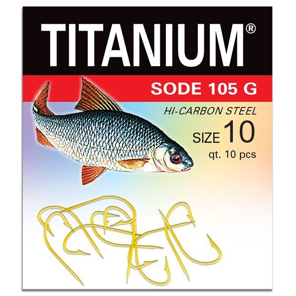 Haczyk Titanium SODE 105G (10 szt.), rozm. 10