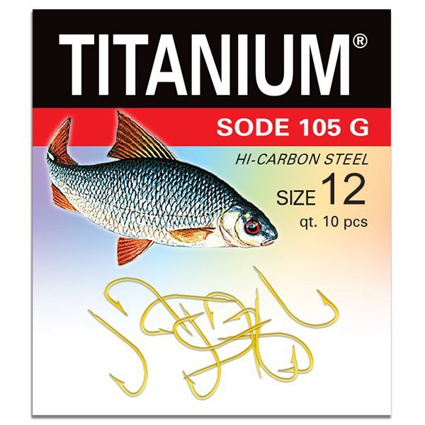 Haczyk Titanium SODE 105G (10 szt.), rozm. 12