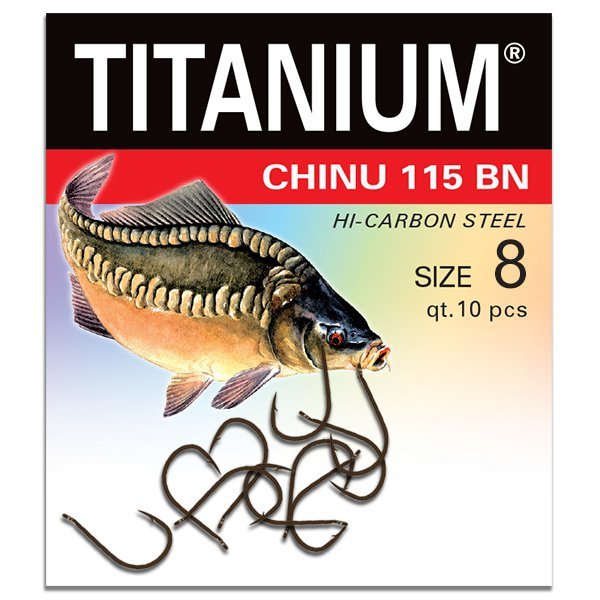 Haczyk Titanium CHINU 115BN (10 szt.), rozm. 8