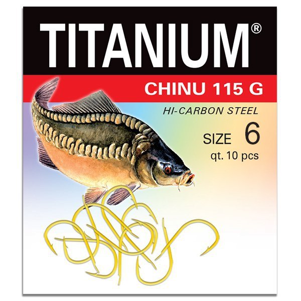 Haczyk Titanium CHINU 115G (10 szt.), rozm. 6