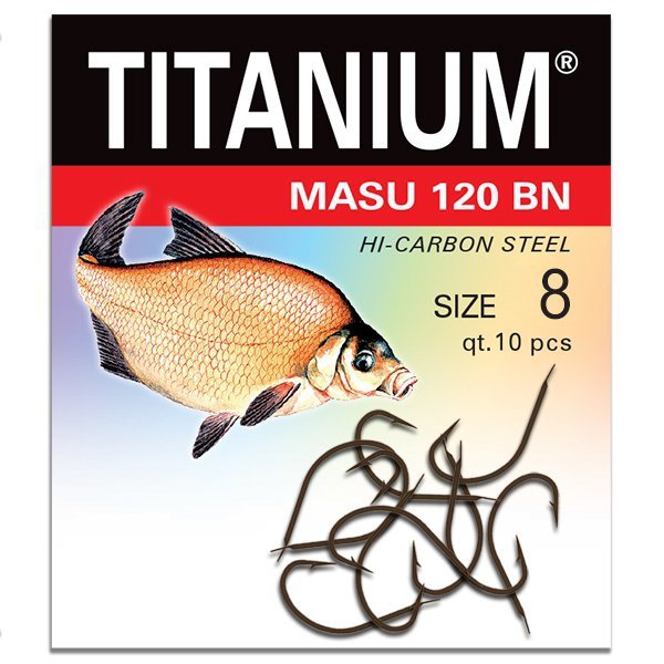 Haczyk Titanium MASU 120BN 120BN (10 szt.), rozm. 8