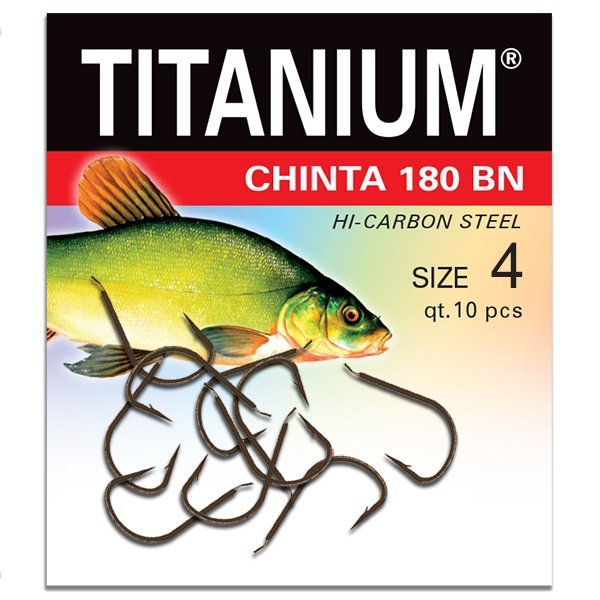 Haczyk Titanium CHINTA 180BN (10 szt.), rozm. 4
