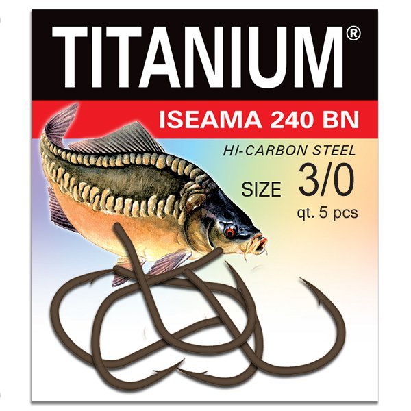 Haczyk Titanium ISEAMA 240BN 240 (5 szt.), rozm. 3/0