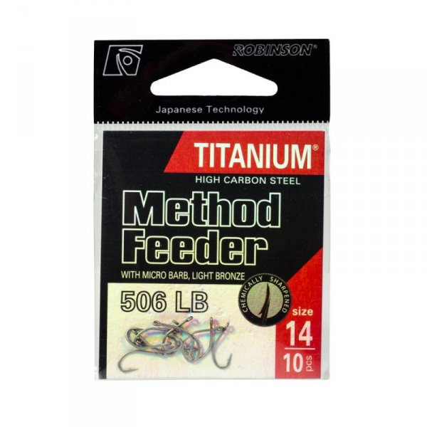 Haczyk Titanium Method Feeder 506 (10 szt.), rozm. 10
