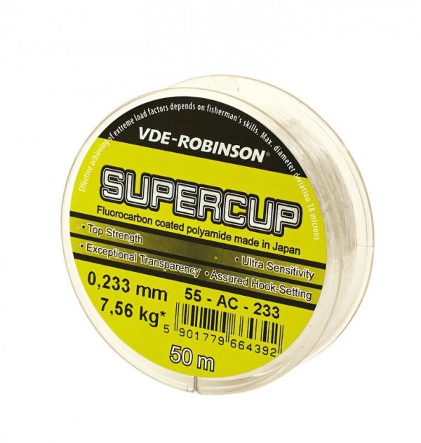 Żyłka VDE-Robinson Supercup 0,218mm, 50m