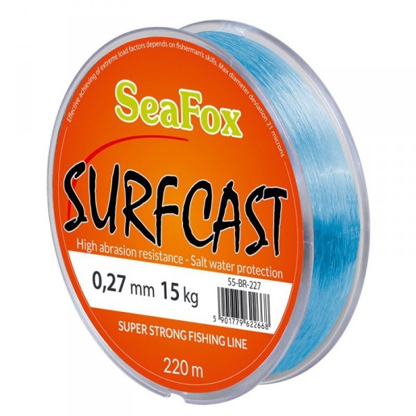 Żyłka Surfcast 0.27mm, 220m, jasnoniebieska