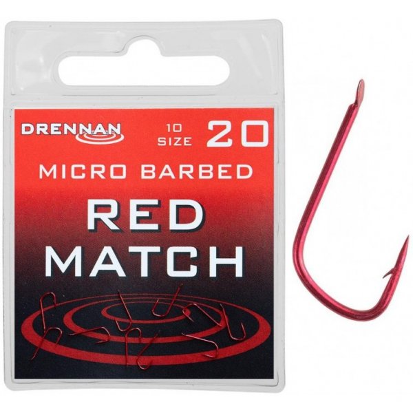 Haczyki Drennan Red Match nr 18. HSRM018
