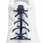 K1MERA Locklaces sznurówki (granatowy/biały) - 70cm