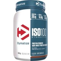 Dymatize ISO100 hydrolizat i izolat  białka serwatkowego (brownie) - 932g