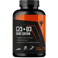 Trec Nutrition Omega 3 + D3 Sport Edition - 120kaps.