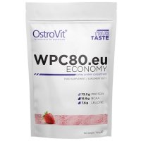 OstroVit WPC80.eu Economy koncentrat białka (truskawkowy) - 700g