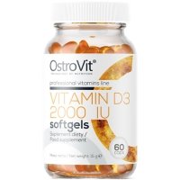 OstroVit Vitamin D3 2000 IU -  60 kaps.