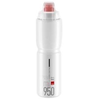 Elite Jet Plus Clear bidon z klapką (czerwony) - 950ml